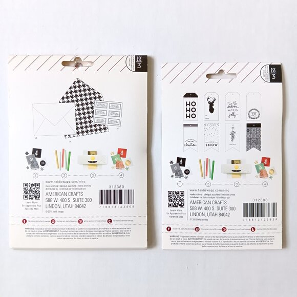 Lot of 8 Heidi Swapp American Crafts Minc Christmas/Holiday Items - Picture 3 of 9